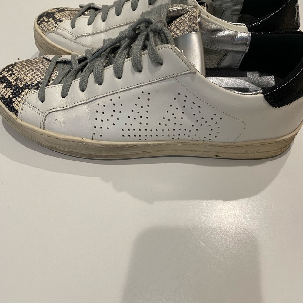 P448 sneakers with snake print.  Excellent condition, barely worn.